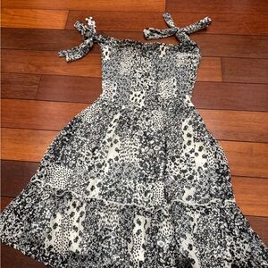 Altar'd State Black and White Casual Dress